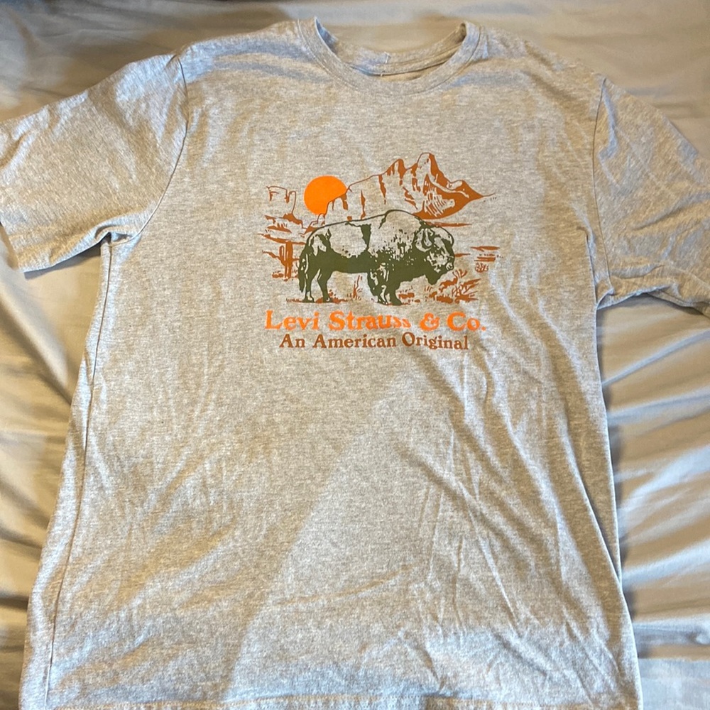 Men’s tshirt Levi’s graphic tee gray size medium